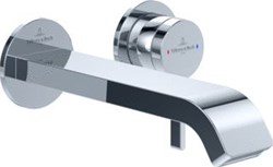 VILLEROY & BOCH DAWN EENGREEPS WASTAFELKRAAN ZONDER PUSH-OPEN AFVOERGARNITUUR CHROME TVZ10600300061