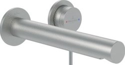 VILLEROY & BOCH LOOP & FRIENDS SINGLE-LEVER BASIN MIXER WITHOUT WASTE BRUSHED NICKEL MATT TVZ10601000064