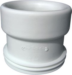 WISA CLOSETAANSLUITSTUK RECHT KUNSTSTOF WIT LENGTE 117MM UITWENDIGE AANSLUITDIAMETER 116 125MM KOMO-KEUR UITWENDIGE BUISDIAMETER AANSLUITING 100MM STEEKMAAT 68.5MM 8040301004