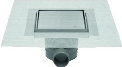 EASYDRAIN DRAIN AQUA JEWEL QUATTRO 15X15CM ZERO+ MAT ZIJUITLAAT WS 30/35/50MM AJQ15X15ZM