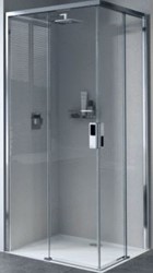 NOVELLINI OPERA A HOEKINSTAP SCHUIFDEUREN 79-81CM WIT MAT OPEA79-1U