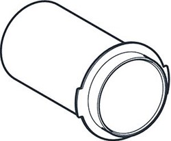 GEBERIT ONE AANSLUITSTUK VOOR ONE WAND-WC 243.980.00.1