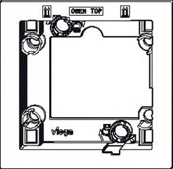 VIEGA URINOIR-BASISFRAME VOOR URINOIR-?BEDIENINGSPLAAT VOOR PREVISTA VISIGN FOR MORE 200 MODEL 8620.2 786403