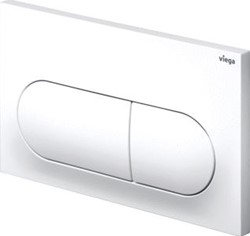 VIEGA LIFE 6 BEDIENINGSPLAAT VOOR PREVISTA HANDMATIGE SPOELBEDIENING VAN VOREN OF BOVEN DUBBELE SPOELTECHNIEK ALPINE-WIT 773762