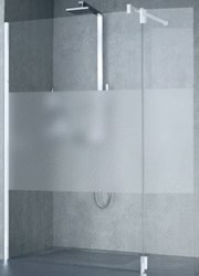 NOVELLINI GIADA HA DRAAIDEEL VOOR INLOOPDOUCHE 37CM SATIN BAND GLAS ZWART MAT PROFIEL GIADAHA37S-44H