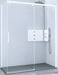 NOVELLINI ZIJWAND V/BAD OF DOUCHE K2FH121-1K