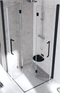NOVELLINI YOUNG 2GS DOUCHECABINE VIERKANT MET 2 VOUWDEUREN (117 CM VERSTELBAAR T/M 119 CM) X 200 CM SATIN/WIT MAT  Y22GS117-4U