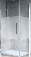 NOVELLINI YOUNG PLUS 2G DOUCHECABINE VIERKANT MET 2 DRAAIDEUREN (89 CM VERSTELBAAR T/M 91 CM) X 200 CM  YPLUS2G89-44U