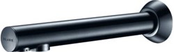 DELABIE BINOPTIC WASTAFELKRAAN ELEKTRISCH LENGTE 200MM OP NETSPANNING M3/8 UITLOOP MAT ZWART 379ENCB