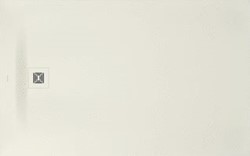 DURAVIT SUSTANO DOUCHEBAK 1600X1000 MM CRÈME MAT VLOERGELIJK HALFINBOUW OPSTAAND COMPOSIET DUROCAST NATURE RECHTHOEKIG 720286620000000
