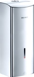 DELABIE ELECTRONISCHE VERDELER VLOEIBARE ZEEP 1L RVS 304 GLANZEND GEPOLIJST 512066P