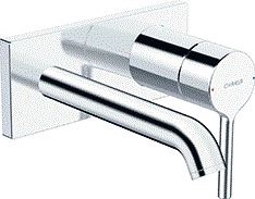 HANSA VANTIS STYLE WASTAFELKRAAN AFBOUWSET/EENGREEPS WANDMONTAGE VOOR INBOUWUNIT PINHENDEL 54802107