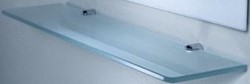 RAMINEX PLANCHET RECHTHOEKIG MODEL AAN EEN ZIJDE ZUUR LICHT GEMATTEERD DOORSCHIJNEND GLAS/ HOEKEN AFGEKANT LXBXD 800X150X8 MM 630143