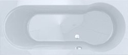 WISA BAD NEW FONTANA RECHTS 170X75 CM WIT 5060305101