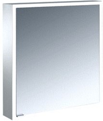 EMCO PRIME FACELIFT SPIEGELKAST OPBOUW MET 1 DEUR M LED VERLICHTING 60X70X16.7CM RECHTS MET VERSPIEGELDE ACHTERWAND ALUMIMIUM 949706260