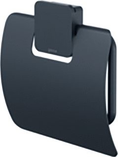 GEESA TOPAZ CLOSETROLHOUDER MET KLEP MAT ZWART 917908-06-A