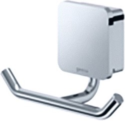 GEESA TOPAZ HANDDOEKHAAK DUBBEL CHROOM 917915-02-A