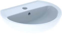 GEBERIT BASTIA FONTEIN ROND MET KRAANGAT MET OVERLOOP 50X41CM WIT 501.604.00.1