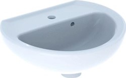 GEBERIT BASTIA FONTEIN ROND MET KRAANGAT MET OVERLOOP 40X33CM WIT 501.612.00.1