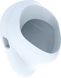 GEBERIT BASTIA URINOIR MET ACHTER INLAAT 35X35.5X49.5CM MET AFVOER ACHTER WIT 502.995.00.1