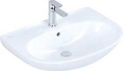 VILLEROY & BOCH O.NOVO WASTAFEL 650 X 480 X 180 MM WHITE ALPINE MET OVERLOOP 4A406501