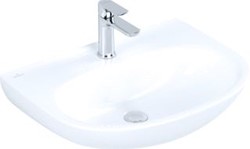 VILLEROY & BOCH O.NOVO WASTAFEL 600 X 460 X 180 MM WHITE ALPINE CERAMICPLUS ZONDER OVERLOOP 4A4061R1