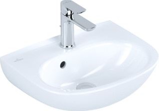 VILLEROY & BOCH O.NOVO FONTEIN 450 X 360 X 160 MM WHITE ALPINE MET OVERLOOP 43404501