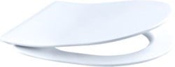 WIRQUIN CLOSETZITTING WIT MET DEKSEL SOFTCLOSE VOOR UNIVERSELE TOILETPOT SCHARNIERPOOT/ROZET ROESTVASTSTAAL (RVS) AFNEEMBAAR VOOR REINIGING ZITTING/DEKSEL DUROPLAST SCHARNIERBLADEN KUNS 20721280