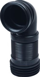 BEER CLOSETAANSLUITSTUK FLEX KUNSTST ZW UITW BUISDIAM AANSL 90MM 110836001