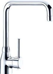 DELABIE SPOELTAFELMENGKRAAN MET DRAAIBARE UITLOOP H220 L200 ZONDER TREKPLUG CHROOM 2506T2BEL