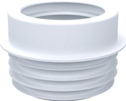WISA NKS CLOSETAANSLUITSTUK RECHT KUNSTSTOF WIT LENGTE 91MM UITWENDIGE AANSLUITDIAMETER 100 125MM KOMO-KEUR UITWENDIGE BUISDIAMETER AANSLUITING 100MM STEEKMAAT 53MM 7000120200