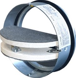 INTERLAND TECHNIEK BRANDKLEP ROND CFDM STAAL GEGALV LE 79.5MM NOM. DIAM 100MM ITE01MNDK06473