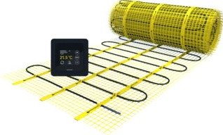 MAGNUM MAT ELEKTRISCHE VLOERVERWARMING INCL. WIFI THERMOSTAAT ZWART 1,25M2 188W 210125