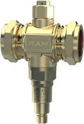 RAMINEX VORSTBEVEILINGSKLEP AFV 41 VOOR WARMTEPOMPSYSTEMEN  28 MM KNEL X 28 MM KNEL 410057