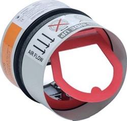 AIR SPIRALO BRANDKLEP ROND STAAL LE 296MM NOM. DIAM 200MM BED STD SMELTP SC+60COSMO200