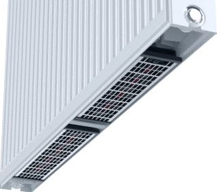 STELRAD COMPACT VENTO LAGETEMPERATUURRADIATOR MET VENTILATOR TYPE22 400X600 0110042206