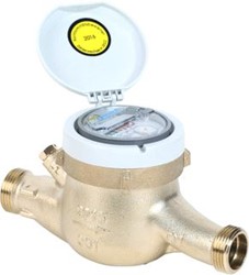 ZENNER WATERMETER BEHUIZING MESSING KWALITEITSKLASSE CUZN36PB-C (CC770S) NOM. DIAMETER BEHUIZING DN 40 NOM. DIAMETER ALLE AANSLUITINGEN 2 (50) UITWENDIGE BUISDIAMETER ALLE AANSLU 42MM B ZR145117