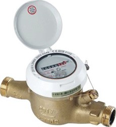 ZENNER WATERMETER BEHUIZING MESSING KWALITEITSKLASSE CUZN36PB-C (CC770S) NOM. DIAMETER BEHUIZING DN 20 NOM. DIAMETER ALLE AANSLUITINGEN 1 (25) UITWENDIGE BUISDIAMETER ALLE AANSLU 22MM B ZR153731