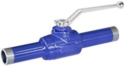 UBEL KOGELAFSLUITER RECHT NOMINALE DIAMETER AANSLUITING 1 DN 40 AANSL 1 LASEIND 010.9352