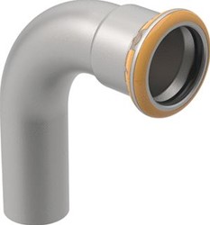 GEBERIT MAPRESS THERM RVS BOCHT 90 GR SPIE-SOK 15 MM 40302