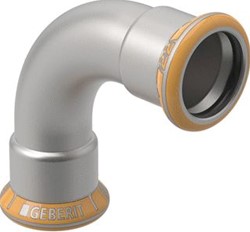 GEBERIT MAPRESS THERM RVS BOCHT 90 GR 15 MM 41102