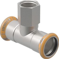 GEBERIT MAPRESS THERM T-STUK MET BINNENDRAAD: D=76.1MM RP=3/4 D1=76.1MM 41326