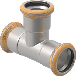 GEBERIT MAPRESS THERM RVS T-STUK 22 MM 43004