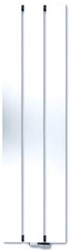 VASCO BEAMS DESIGNRADIATOR AS:MIDDENONDER 0320X2000 JET BLACK RAL9005 258032200MB1400