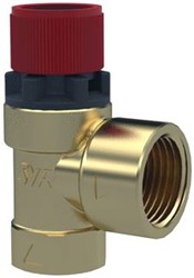 RAMINEX Veiligheidsventiel serie 1917  DN15  12" bui.dr. x 12" bin.dr.  2,5 bar  max T +110 °C 420037