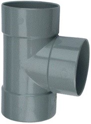 WAVIN WADAL PVC T-STUK 88 GRADEN GR 50 3M BC 8807500035