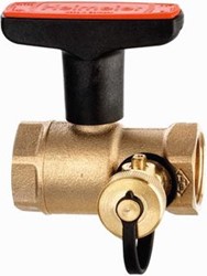 HEIMEIER KOGELAFSLUITER MET AFTAP G LOBE H DN25 RP1INCH BI 0615-04.000