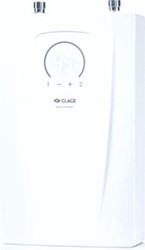 CLAGE DOORSTROOM WARMWATERTOESTEL E-COMPACT CEX-U: ELECTRONIC 5,0 L/MIN BIJ 50°C 11/13,5 KW 3X16/20A 400V 2400-26413