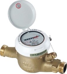 ZENNER WATERMETER BEHUIZING MESSING KWALITEITSKLASSE CUZN36PB-C (CC770S) NOM. DIAMETER BEHUIZING DN 20 NOM. DIAMETER ALLE AANSLUITINGEN 1 (25) UITWENDIGE BUISDIAMETER ALLE AANSLU 22MM B ZR163830