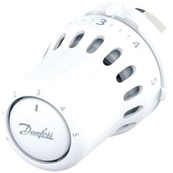 DANFOSS REACT M30 THERMOSTAATKNOP MET INGEBOUWDE VOELER 8-28Â°C WIT 015G3030